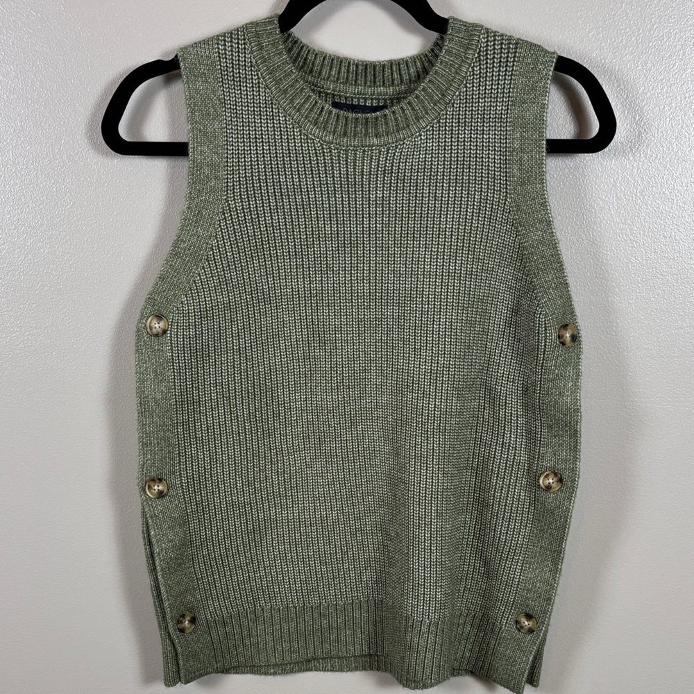 RACHEL Rachel Roy Olive Knit Sweater NWT - Picture 6 of 6